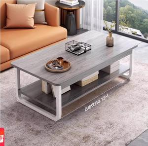2025 semplice stile moderno tavolino in legno nuovo modello di mobili da soggiorno per piccoli appartamenti case facile divano tè noleggio - Product Image 2