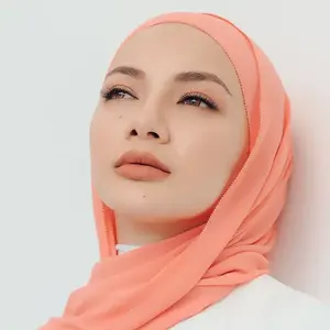כותנה מרובע עפעף חיג 'אב צבע מוצק לנשימה צעיף מלאיסיה היסקרף המוסלמי נשים צעיף הספק tudung bawal