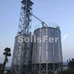 Solution à long terme galvanisée de stockage de graine de grain de la capacité 1000-5000m3 de Silo de fond de cône - Product Image 2