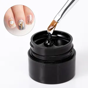 10ml Private Label Stick Diamond Top Coat Nail Polish Gel UV Resin Based with LED Lamp Nail Art Salon OEM/ODM Service