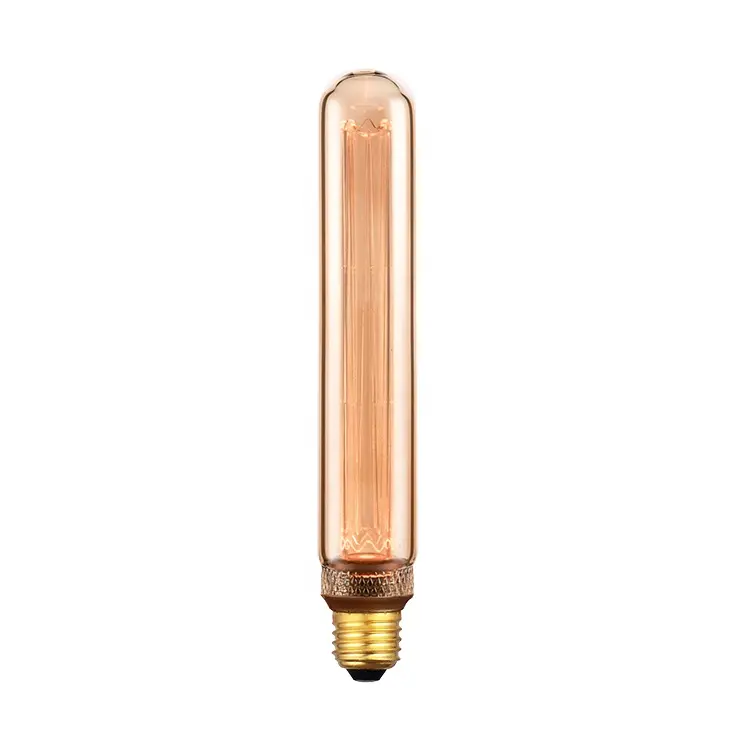 Rétro Vintage Ambre Verre Long LED Lumière Ampoule 2W T30 LED Edison Filament Ampoule pour Lustre