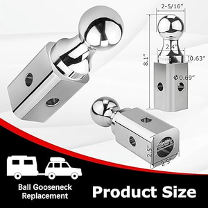 YH2224 Enganche de <span class=keywords><strong>Bola</strong></span> para <span class=keywords><strong>Remolque</strong></span> de Cuello de Cisne de 2-5/16\", Repuesto Compatible con B-W, Pieza de Enganche de <span class=keywords><strong>Remolque</strong></span> de Cuello de Cisne - Product Image 6