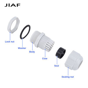 JIAF PG16 Alta Qualidade IP68 À Prova D' Água Cabo Glândola Plástico Joint Cord <span class=keywords><strong>Grip</strong></span> Luminaire Nylon Material CE ROHS REACH Certified - Product Image 2