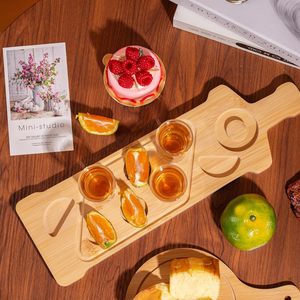 Nouveau support en bois pour verres, plateau pour verres à whisky et spiritueux, boîte à sel pour bar/cocktail, support pour verres à bière - Product Image 1