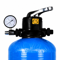 Réservoir de traitement d'eau en PRV personnalisé de 63 litres avec trépied/base ronde, écologique et résistant à la pression pour la purification de l'eau