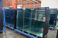 Panneaux isolants en verre double vitrage (IGU) à rupture de pont thermique pour murs-rideaux industriels de supermarchés en aluminium écologique
