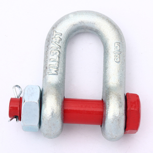 Grillete de Remolque con Anillo en D Marino de Metal Forjado de 5/8\", Capacidad de Carga de 3.25 Toneladas, con Cierre de Seguridad - Product Image 1