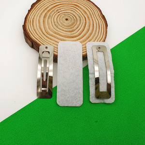 Matériaux pour pinces à cheveux DIY : tampons en tissu non tissé, pinces en forme de goutte, carrées, ovales, accessoires pour la fabrication artisanale - Product Image 4