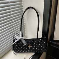 Sac à main coréen tendance et mignon, nouvelle collection printemps, sac à bandoulière simple à pois ondulés de haute qualité pour femmes
