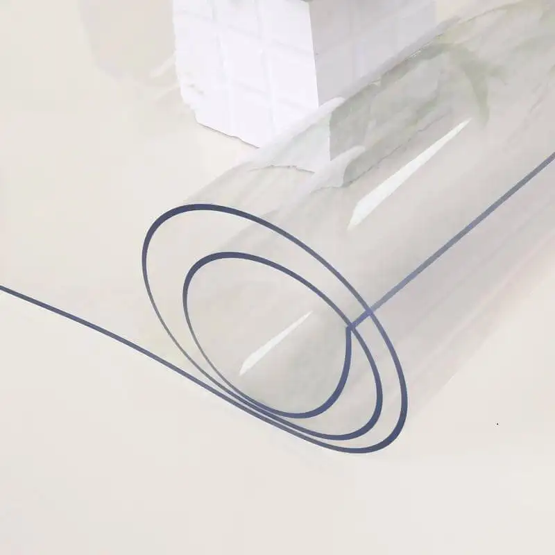 Rouleau de feuille transparente en pvc, plastique transparent, 0.3mm, 1 pièce
