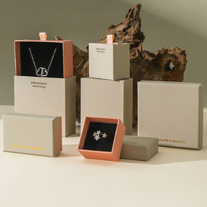 Manufacturer Customized Eco-friendly Cardboard Drawer Box Jewelry Set <b>Boxes</b> for <b>Earrings</b> Ring Pendant Bangle Necklace Bracelet - Product Image 3