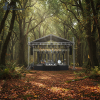 Scène d'assemblage portable pour DJ, concerts et événements avec structure de toit, nouvelle version tendance, nouveau style avec certification CE&TUV