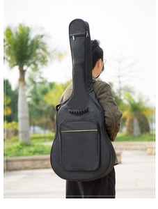 Su geçirmez Oxford bez gitar çantası durumda kalınlaşmış pamuk sırt çantası akustik bas elektrik gitar sahne çantası - Product Image 2