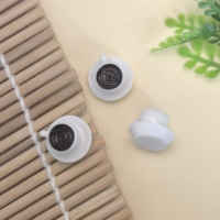 Lote de 100 Piezas de Mini Tazas de Café de Resina 3D de 20*13MM con Plato para Decoración de Mesa de Cocina de Casa de Muñecas, Manualidades