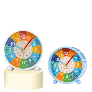 Reloj despertador educativo para niños, reloj de escritorio con esfera colorida para niños, herramienta de aprendizaje del tiempo - Product Image 5