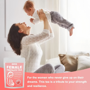 Thé aux herbes pour la fertilité féminine OEM, favorise l'ovulation et l'équilibre hormonal, 20 sachets de thé, 3,5 g par sachet, boîte, bien-être naturel - Product Image 2