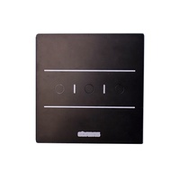 Panel de vidrio templado resistente a arañazos, Control táctil inteligente personalizado para el hogar, procesamiento con diseño de impresión de pantalla de seda a Color