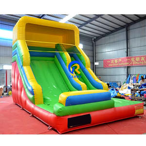 Structure gonflable combinée avec toboggan gonflable en PVC ignifuge et imperméable, avec souffleur et kits de réparation pour usage commercial - Product Image 5