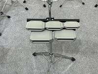 Ensemble de 5 instruments de percussion de style temple chinois avec pince universelle