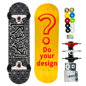 skateboards & skates Cheap Skateboard White Antislip Primitive Professional Skating Battery Man Auto Skate Board