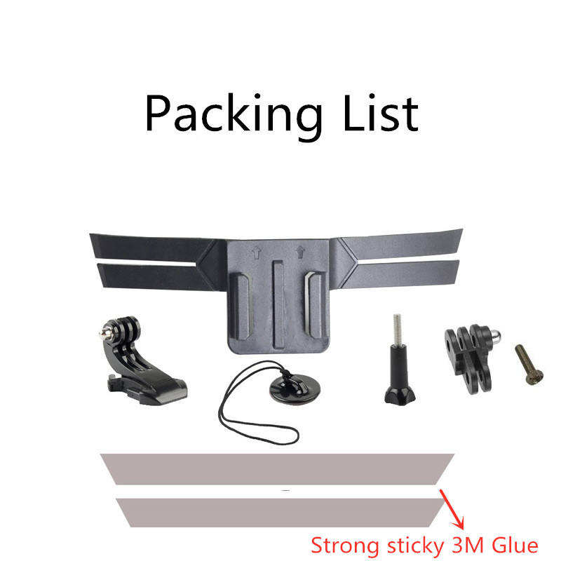 HONGDAK Motorcycle Helmet Chin Stand Mount Holder for GoPro Hero 7 8 9 10 11 Black DJI Action Camera