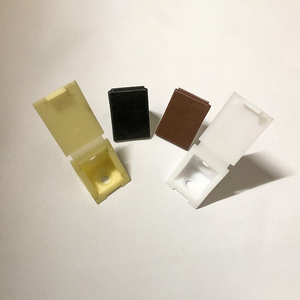 Support d'étagère d'angle droit 90 degrés de taille moyenne, accessoire de support d'étagère en plastique épaissi avec connecteurs intégrés - Product Image 1