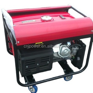 Sh6500 <b>Gasoline</b> <b>Generator</b> 5 6 7Kw Single Phase Air Cooled Portable Wheeled For Construction Farm Outdoor Use - Product Image 1