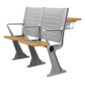 Escritorios y sillas de aluminio Mingzhong para aulas con pasamanos para entrenamiento escolar, tamaño personalizable, modelo LH-900-2 - Product Image 4