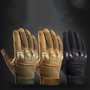 Nuovi guanti mimetici tre nudi a mezze dita tattici guanti a dita intere In pelle tattico In Pakistan - Product Image 2