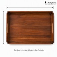 Plateau de service jetable en bambou minimaliste pour poisson, idéal pour les hôtels, restaurants et services de traiteur (vente en gros)