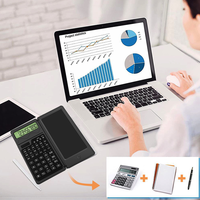 Calculatrice scientifique portable pliable à 10 chiffres avec tableau d'écriture, certifiée BSCI, modèle ELECTRON CALCUL, vente chaude