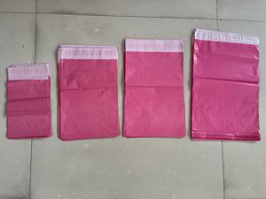 Precio de fábrica MOQ bajo entrega rápida correo especial al por mayor impermeable Color Rosa HDPE Express bolsa de embalaje de plástico - Product Image 6
