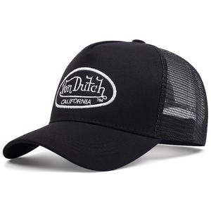 [Oferta de Exportación] Gorra de Béisbol Formal <span class=keywords><strong>VON</strong></span> con Letras Bordadas, Malla Transpirable y Protección Solar, Estilo Camionero Holandés de 6 Paneles - Product Image 6