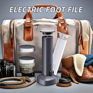 Nuevo Set Portátil Eléctrico para Exfoliar Pies, Removedor de Callos Ajustable para Manicura y Pedicura con Base de Carga, Hecho de Plástico Resistente - Product Image 2