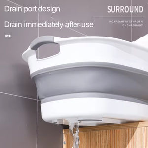 <span class=keywords><strong>Bañera</strong></span> Plegable Portátil de Plástico para Bebés y Tinas Domésticas de Viaje, para Uso en el Hogar y Lavandería - Product Image 4