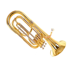 Bb Instrumento de cuerno <span class=keywords><strong>tenor</strong></span> de 3 teclas Barítono Cuerno Instrumento de latón para principiantes - Product Image 4