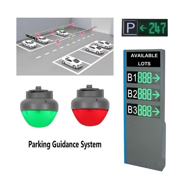 Qigong Parking Guidance System with Alpr Camera and Server Barrier Gate Advanced Parking Management System