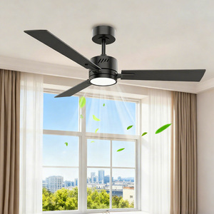<b>Ceiling</b> Fan <b>Light</b> 42 Inch DC Motor 3 Blades LED <b>Remote</b> <b>Control</b> For Living Room Dining Room - Product Image 1