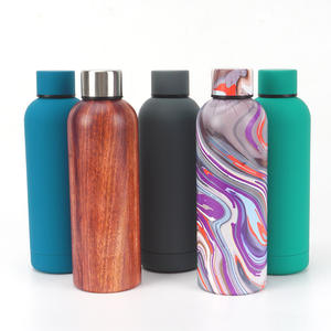 Nuevas Botellas y Termos Deportivos Portátiles de Acero Inoxidable 304, Estilo Moderno, Boca Pequeña, con Diseño Floral - Product Image 1