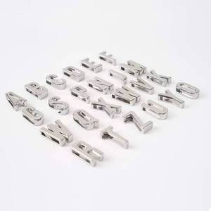 Pet Collar Accessories, high-quality accessory for pet collars, entirely in English, Metal, English alphabet, charms - Product Image 3