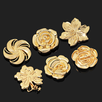 Benutzer definierte Rose Bikini Connector Flower Unregelmäßige Dekoration Schnalle Frauen Schulter Schuhe Kleid Metalls chnalle für Bikini