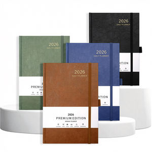 Libreta de agenda personalizada con relieve, logotipo estampado en caliente, con líneas, agenda corporativa profesional, fabricación personalizada en fábrica - Product Image 2