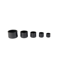 Embout rond en plastique PVC à haute pression de différentes tailles pour l'alimentation en eau Raccord de tuyau en PVC Fabricant Fournisseur