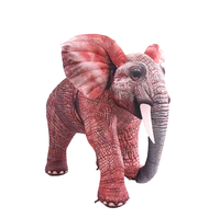 Nuevo Diseño, Resistente al Agua y a los Rayos UV, Elefante Inflable Gigante y Duradero para Publicidad Exterior y Eventos, Tamaño Personalizable