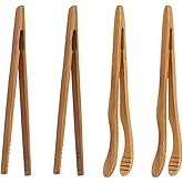 <span class=keywords><strong>Pinzas</strong></span> para Tostar <span class=keywords><strong>de</strong></span> Bambú, <span class=keywords><strong>Pinzas</strong></span> <span class=keywords><strong>de</strong></span> Cocina <span class=keywords><strong>de</strong></span> <span class=keywords><strong>Madera</strong></span> Reutilizables, Diseño Antideslizante, Ideales para Servir Alimentos, <span class=keywords><strong>Pinzas</strong></span> Multiusos <span class=keywords><strong>de</strong></span> Bambú para Té - Product Image 6