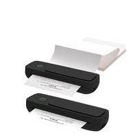 Printer Mini Portabel A4 Tanpa Tinta 203DPI Cocok untuk Dokumen Perjalanan Foto PDF Teks