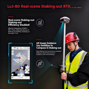 Receptor de sistema de navegación por satélite global Beidou RTK de visualización única de navegación de Sinan, diseño AR con todas las funciones IP67 - Product Image 5