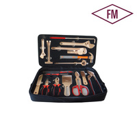 Ensemble d'outils anti-étincelles en aluminium et cuivre X-spark, 16 pièces, kit d'outils manuels anti-explosion pour l'industrie pétrolière, gazière et chimique