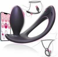 Anneau vibrant pour pénis contrôlé par application, en silicone, anneau de massage vibrant pour homme, adapté aux masturbateurs masculins, jouets sexuels pour adultes