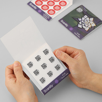 Logotipo impreso personalizado Impresión de datos variables Número de serie Etiquetas de código de barras Pegatinas Número de seguridad aleatorio Hoja de pegatinas de código de barras Qr